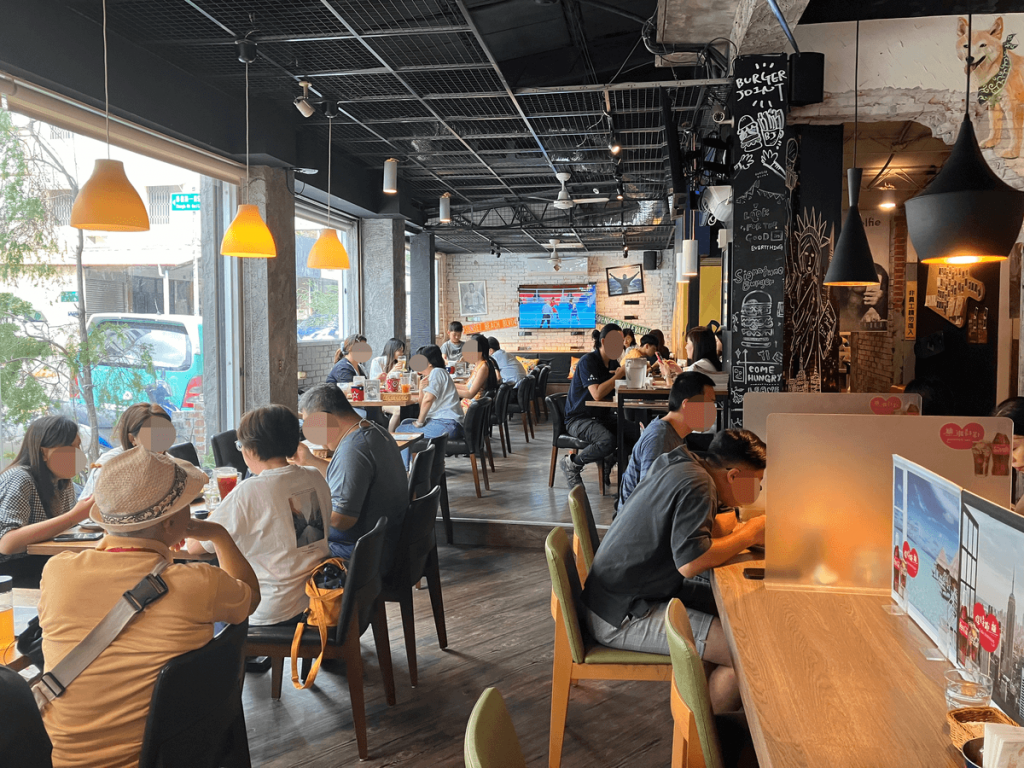 【台中北區】Burger Joint 7分so 美式廚房 | 漢堡與早午餐推薦！餐廳環境菜單價位介紹