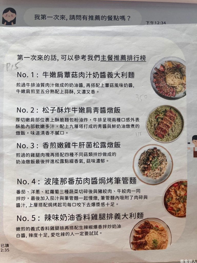 【台中北區】嚼食 Noms 學士店 | 義大利麵專賣推薦！餐廳環境菜單價位介紹